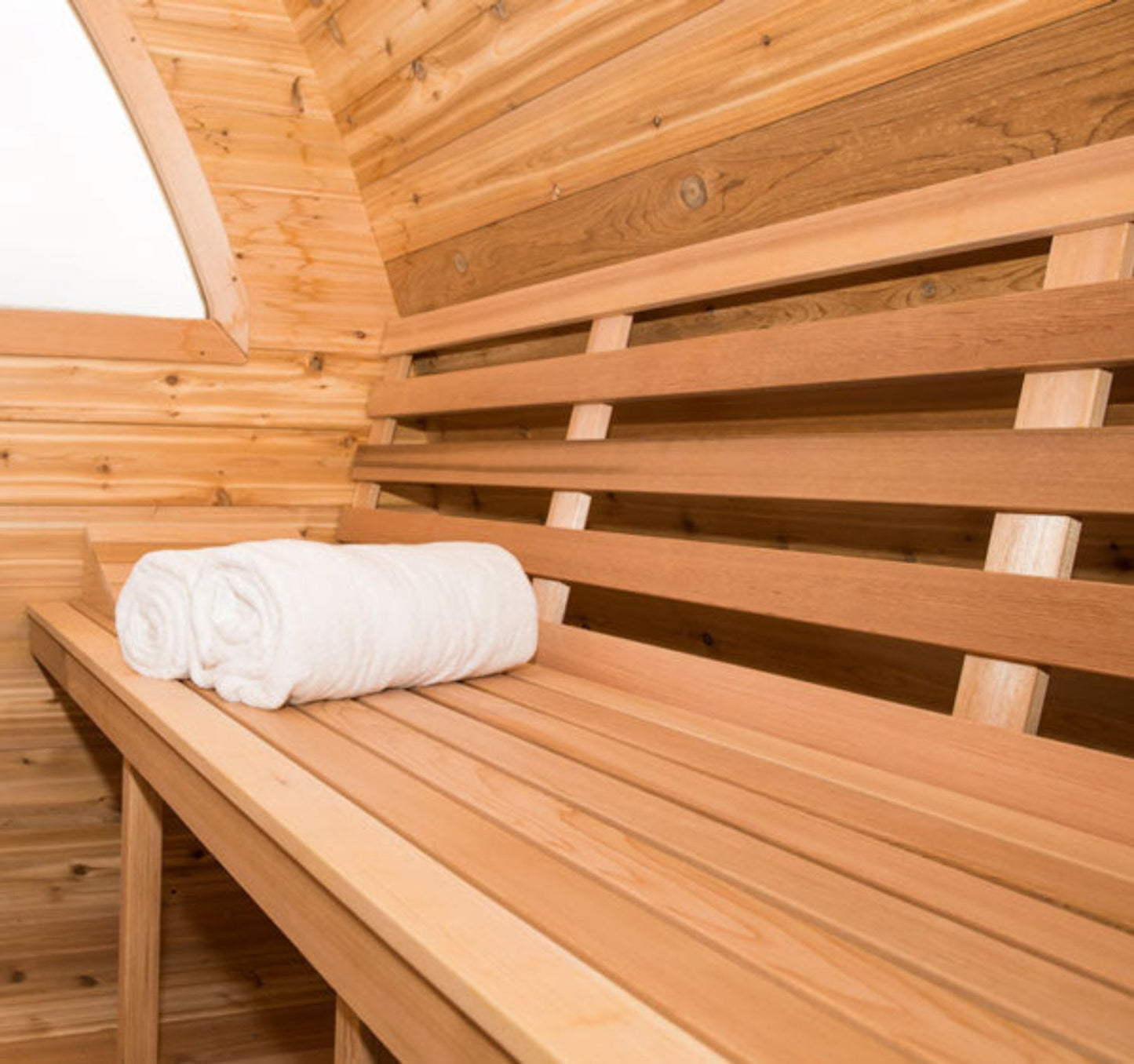 Dundalk LeisureCraft Knotty Cedar POD Sauna - SLCKCPODS