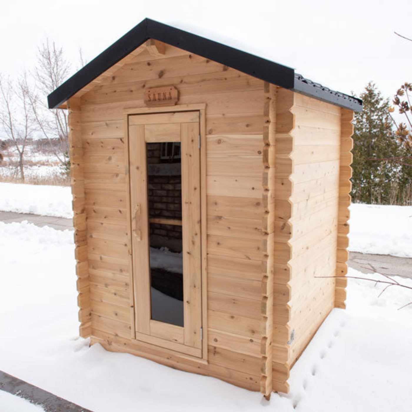 Dundalk Leisure Canadian Timber 2-3 Person Granby Cabin Sauna CTC66W - CTC66W-NH