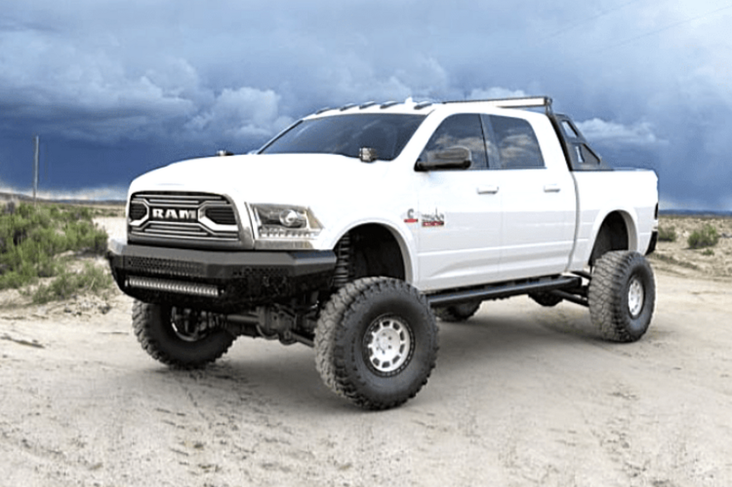 Ranch Hand MFD101BMN 2010-2018 Dodge Ram 2500/3500 Midnight Series Front Bumper - MFD101BMN