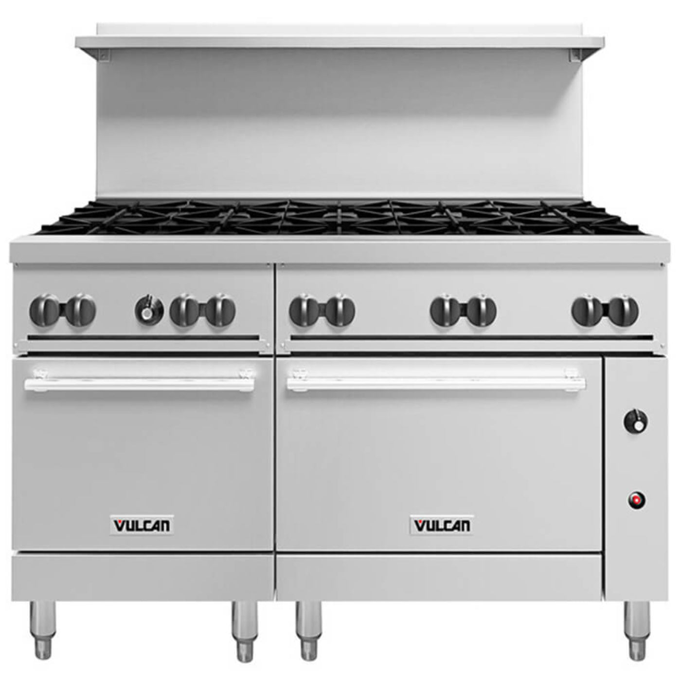 Vulcan 60SS-6B24GP Endurance Series Liquid Propane Gas 60 Range with 6 Burners 24 Griddle and 2 Ovens - 278 000 BTU - 60SS-6B24GP