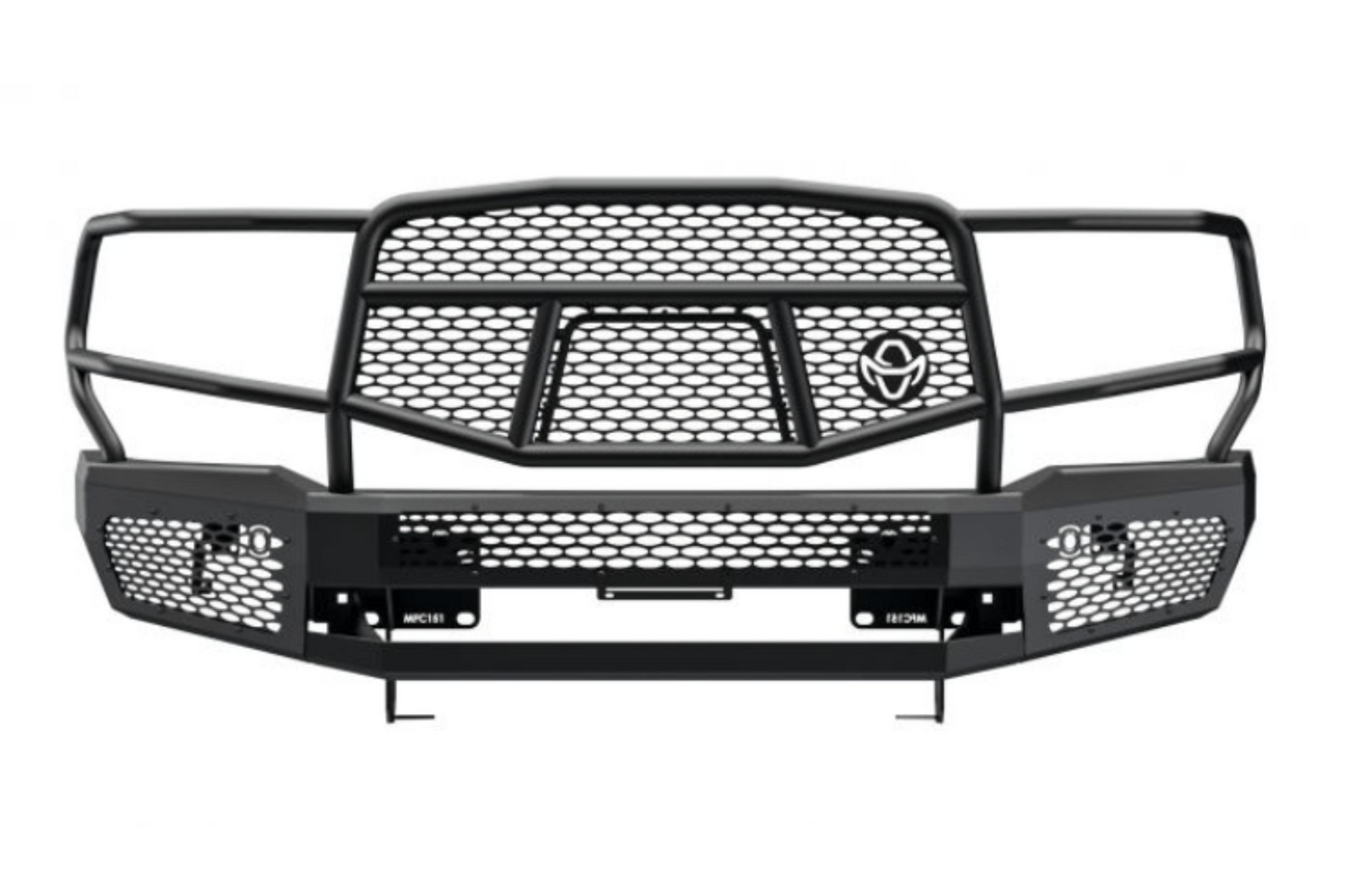 Ranch Hand MFC151BM1 2015-2019 Chevy Silverado 2500/3500 Midnight Series Front Bumper with Grille Guard - MFC151BM1