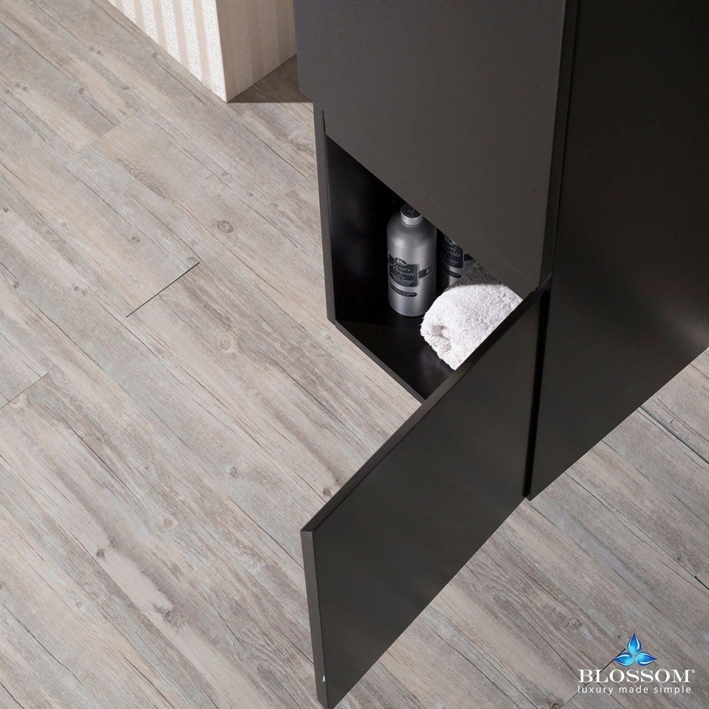 Blossom Monaco 15 Inch Wall Hung Linen Cabinet - V8000 15 01 - Backyard Provider