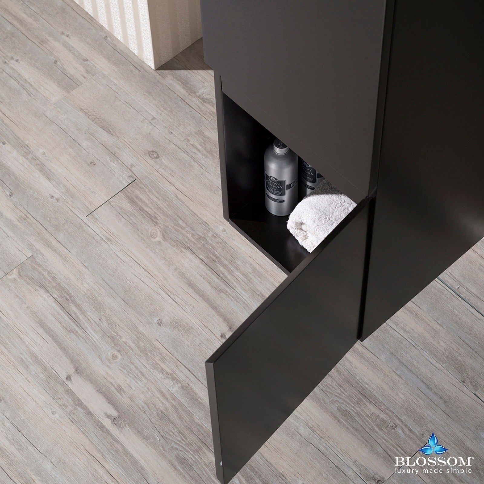 Blossom Monaco 15 Inch Wall Hung Linen Cabinet - V8000 15 01 - Backyard Provider