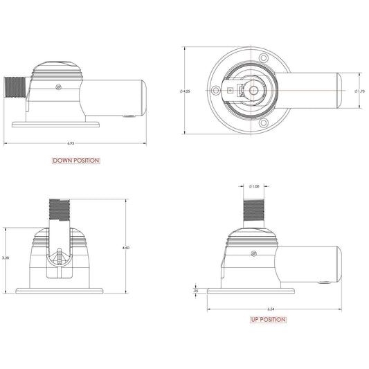 Taco Marine Grand Slam 950 Electric Masthead Anchor Light - GS-950