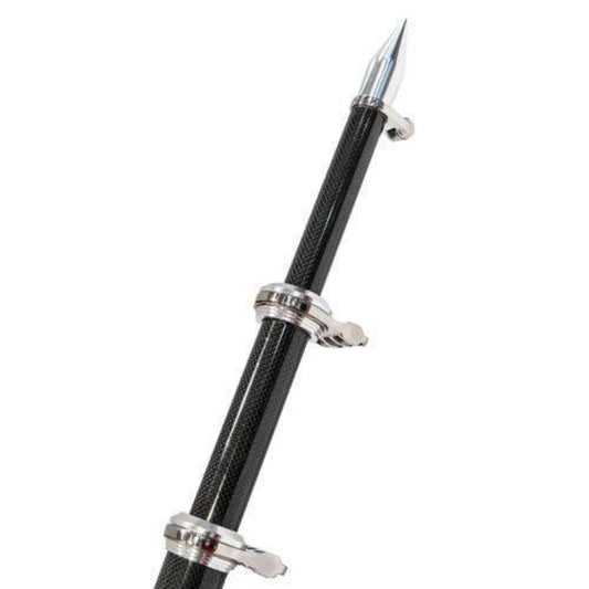 Taco Marine PAIR 24' Carbon Fiber Tele-Outrigger Poles, TWIST & LOCK - OT-4240CF-HD