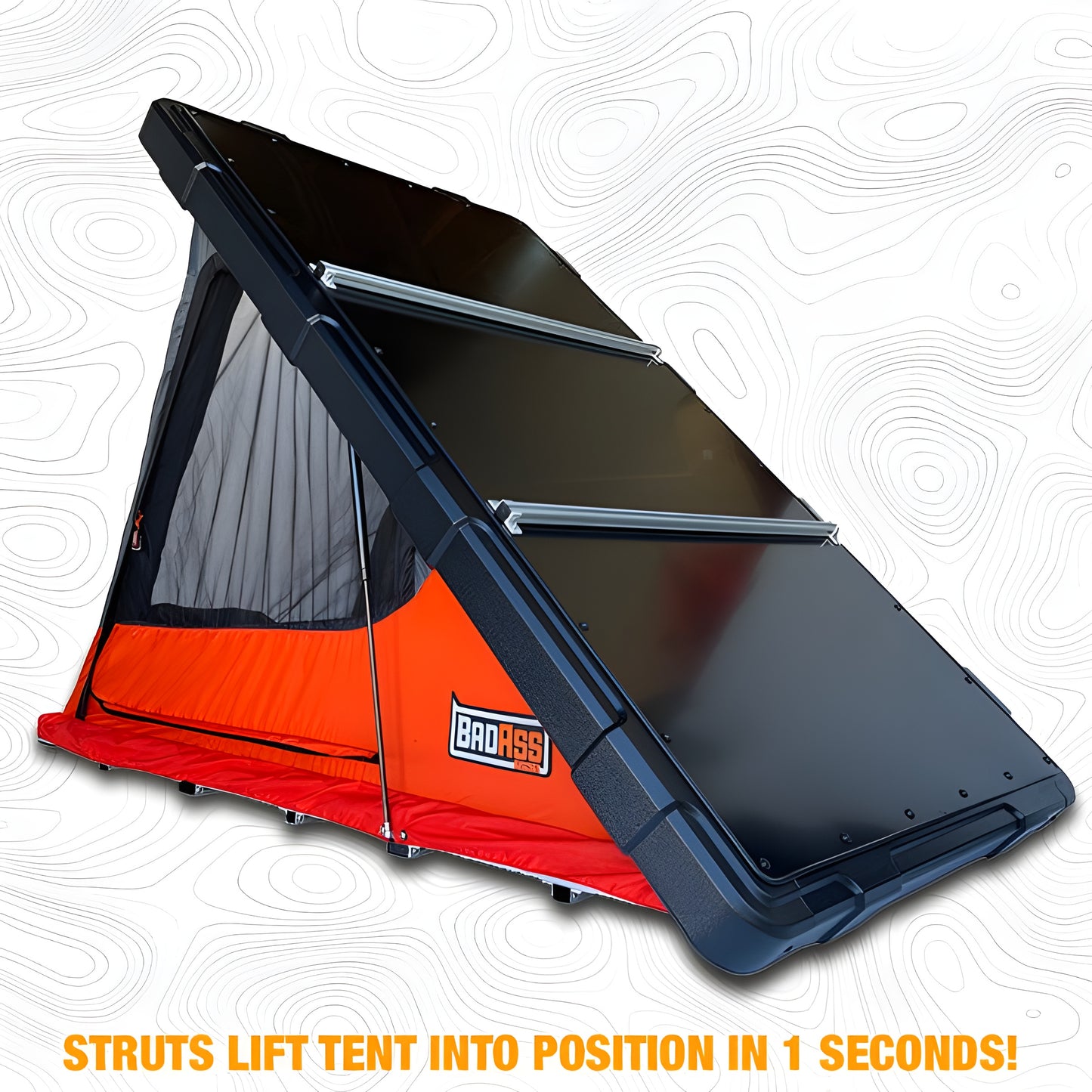 BadAss Tents RUGGED Rooftop Tent (Universal Fit)