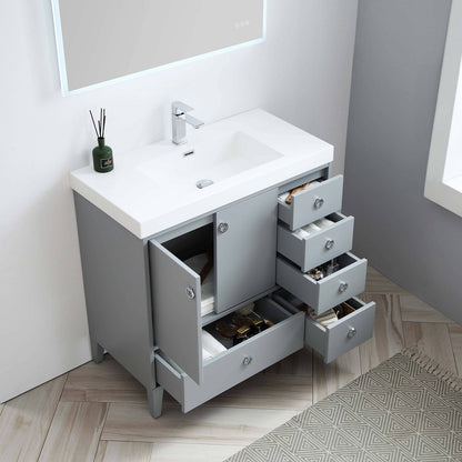 Blossom Lyon 36 Inch Bathroom Vanity - V8023 36 01 - Backyard Provider