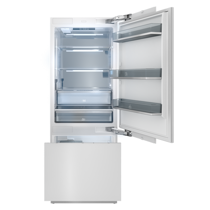 Thor Kitchen 30-inch Built-In Panel-Ready Bottom Mount Refrigerator – XRF3016BBP