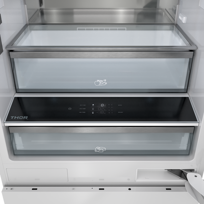 Thor Kitchen 30-inch Built-In Panel-Ready Bottom Mount Refrigerator – XRF3016BBP