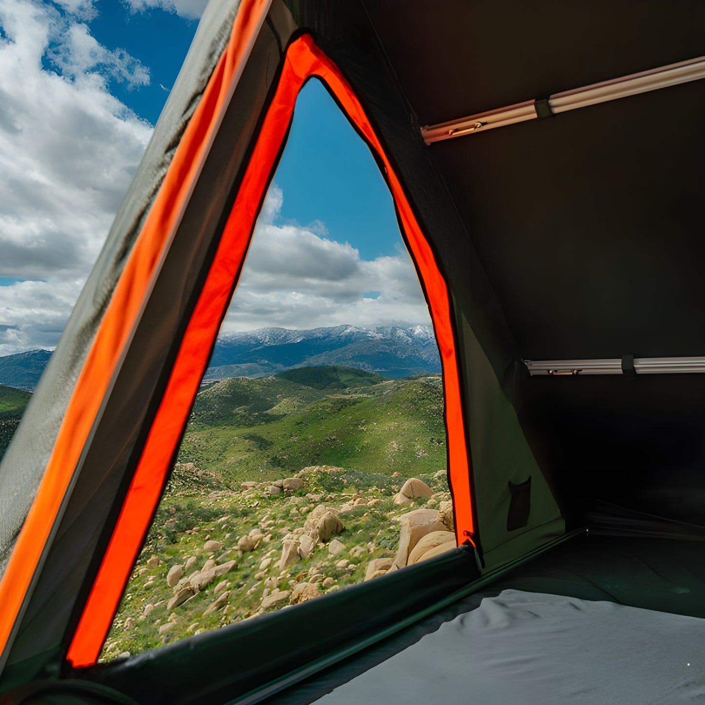 BadAss Tents PACKOUT Soft top Rooftop Tent (Universal Fit) - Black/Rhinotec Cover