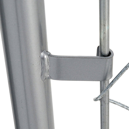 Lucky Dog 10' x 10' Chain Link Dog Kennel (2 Pack) & Waterproof Roof (2 Pack) - 174385