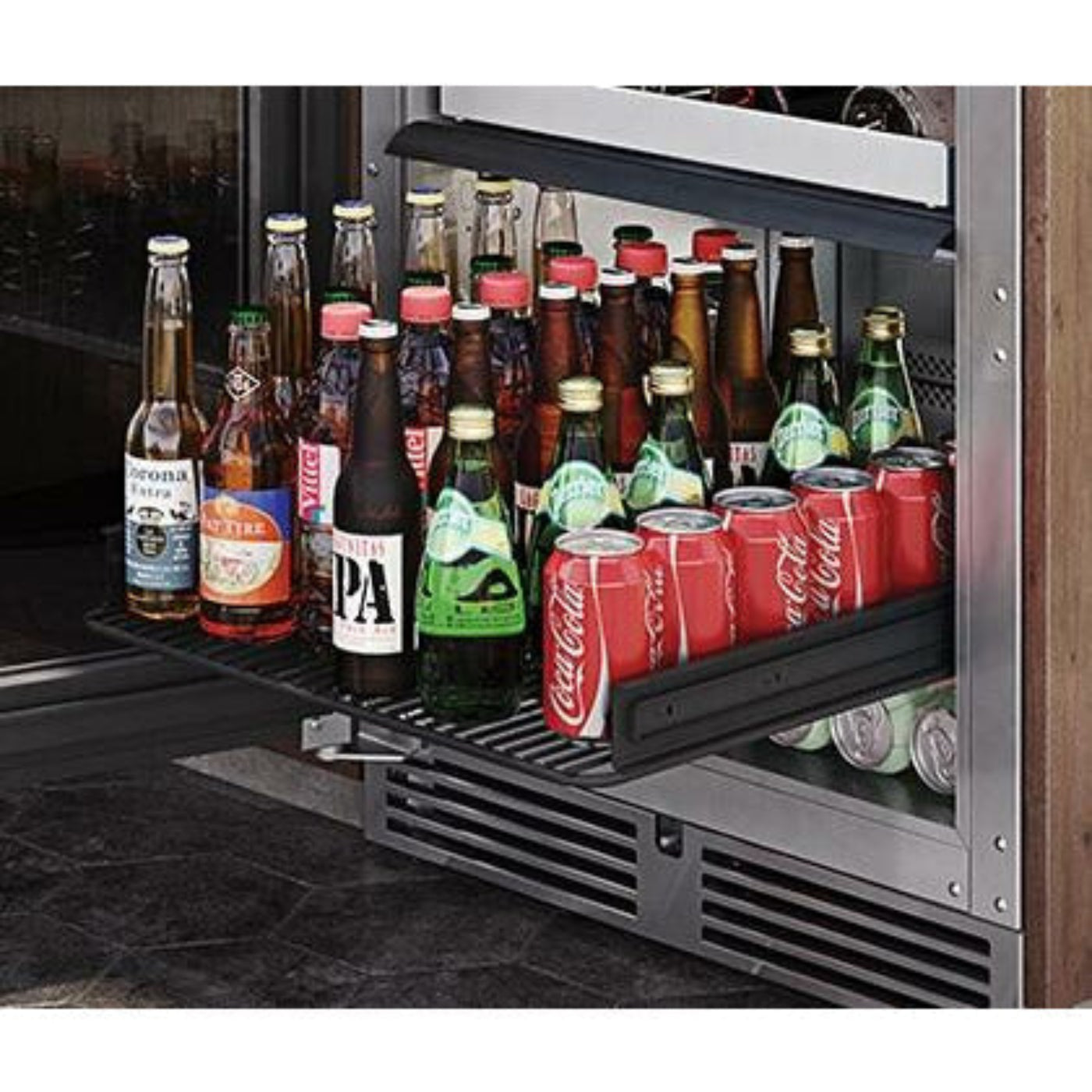 Perlick 24" Undercounter Outdoor Freezer with 5.2 Cu. Ft. Capacity, Stainless Steel Door - HP24FO-4-1