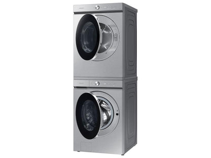 SAMSUNG Bespoke 7.6 cu. ft. Ultra Capacity Gas Dryer with AI Optimal Dry and Super Speed Dry in Silver Steel - DVG53BB8900TA3-KT