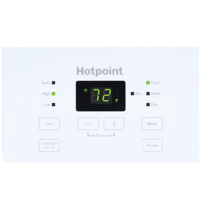 HOTPOINT PTAC Heat Pump Unit with Electric Heat Backup 230/208V, 30amp - AH12H12D5B-KT