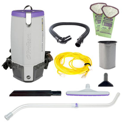 Proteam Supercoach Pro 10QT, Backpack Vacuum, 12lbs - 107744