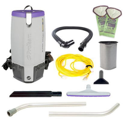 Proteam Supercoach Pro 10QT, Backpack Vacuum, 12lbs - 107744