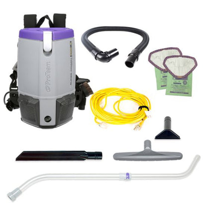 Proteam Supercoach Pro 6QT, Backpack Vacuum, 11.6lbs - 107742