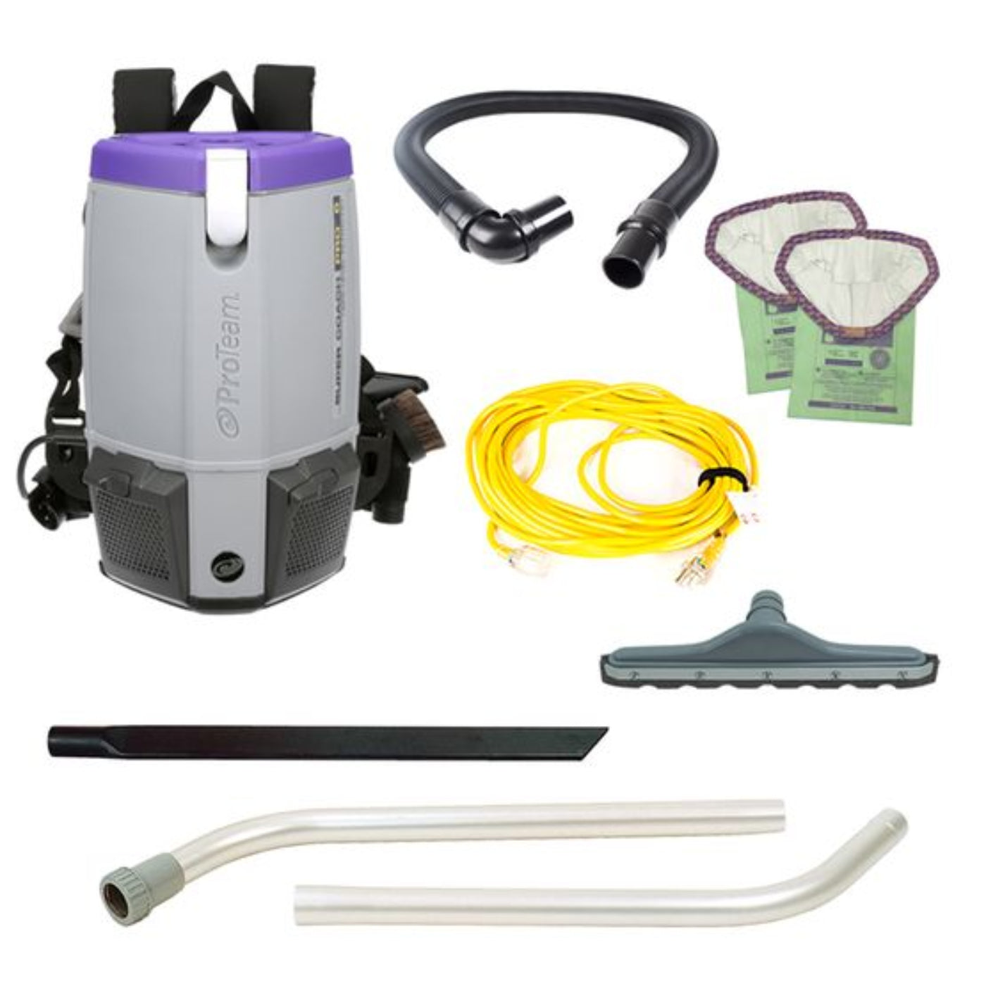Proteam Supercoach Pro 6QT, Backpack Vacuum, 11.6lbs - 107742