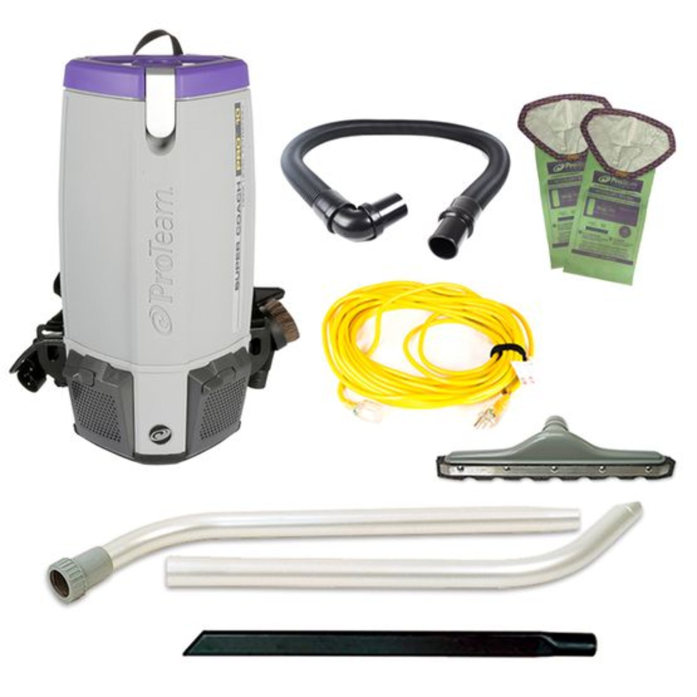 Proteam Supercoach Pro 10QT, Backpack Vacuum, 12lbs - 107744