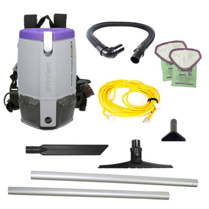 Proteam Supercoach Pro 6QT, Backpack Vacuum, 11.6lbs - 107742