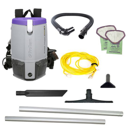 Proteam Supercoach Pro 6QT, Backpack Vacuum, 11.6lbs - 107742