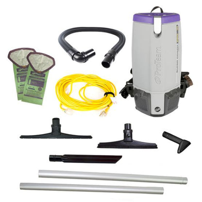 Proteam Supercoach Pro 6QT, Backpack Vacuum, 11.6lbs - 107742