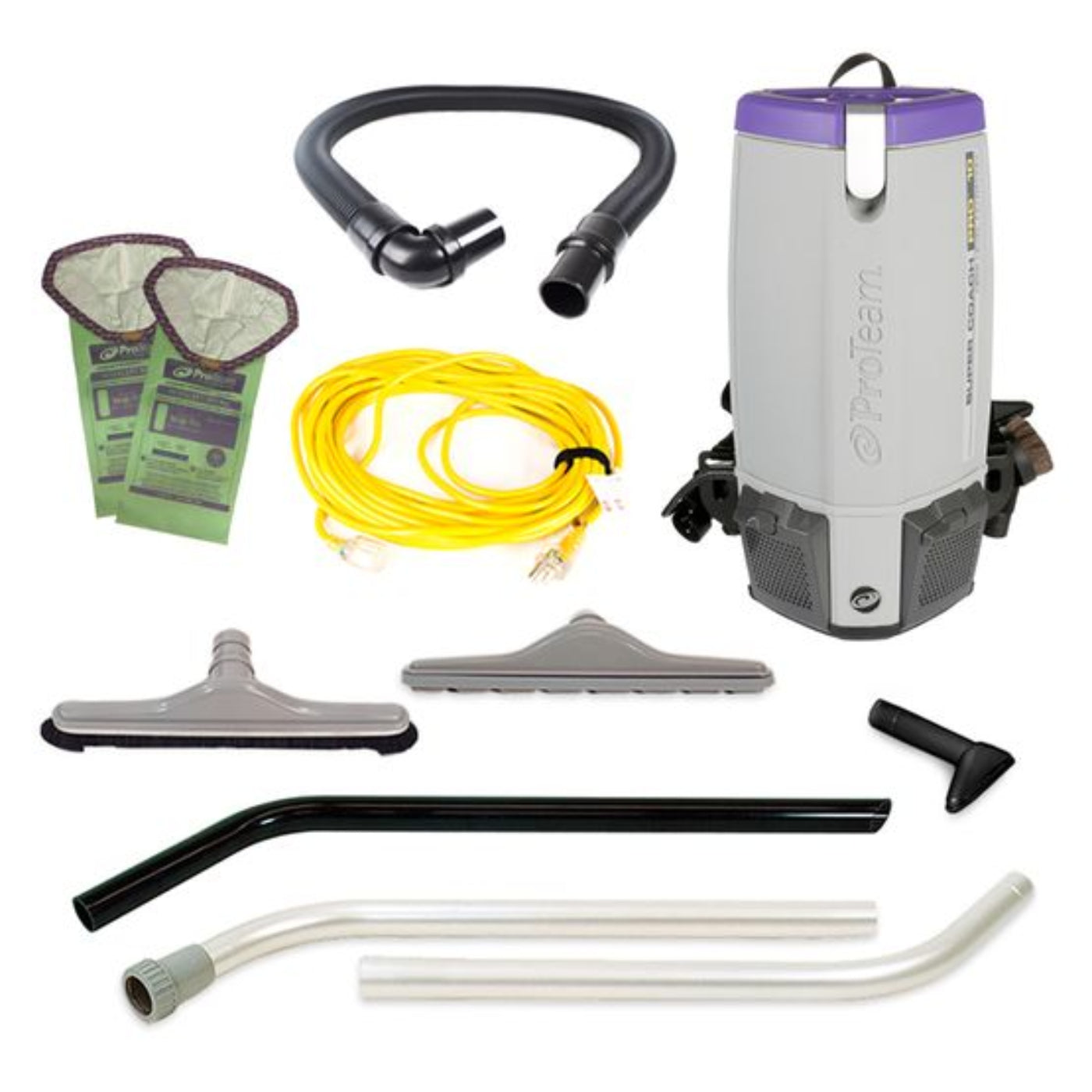 Proteam Supercoach Pro 6QT, Backpack Vacuum, 11.6lbs - 107742