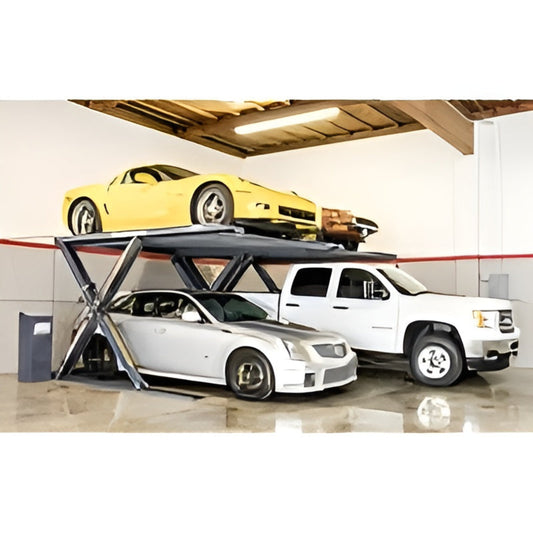 Autostacker A6W-OPT1-G 6,000 Lbs STD Console w/PU, WIDE Parking Lift (Galvanized) - 5175283