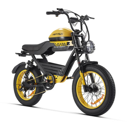 HappyRun G100 48V/38Ah 2000W Dual Battery Electric Bike