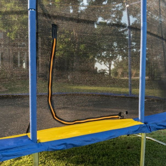 JumpKing 10’ x 15’ Oval Trampoline with Basketball Hoop Model -  JK1015OVWBH-DAL