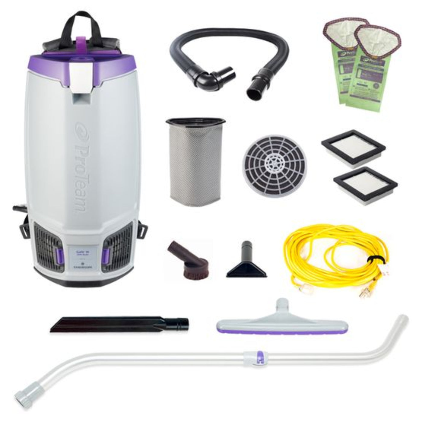 Proteam Gofit 10QT, Backpack Vacuum, 12.9lbs - 107751