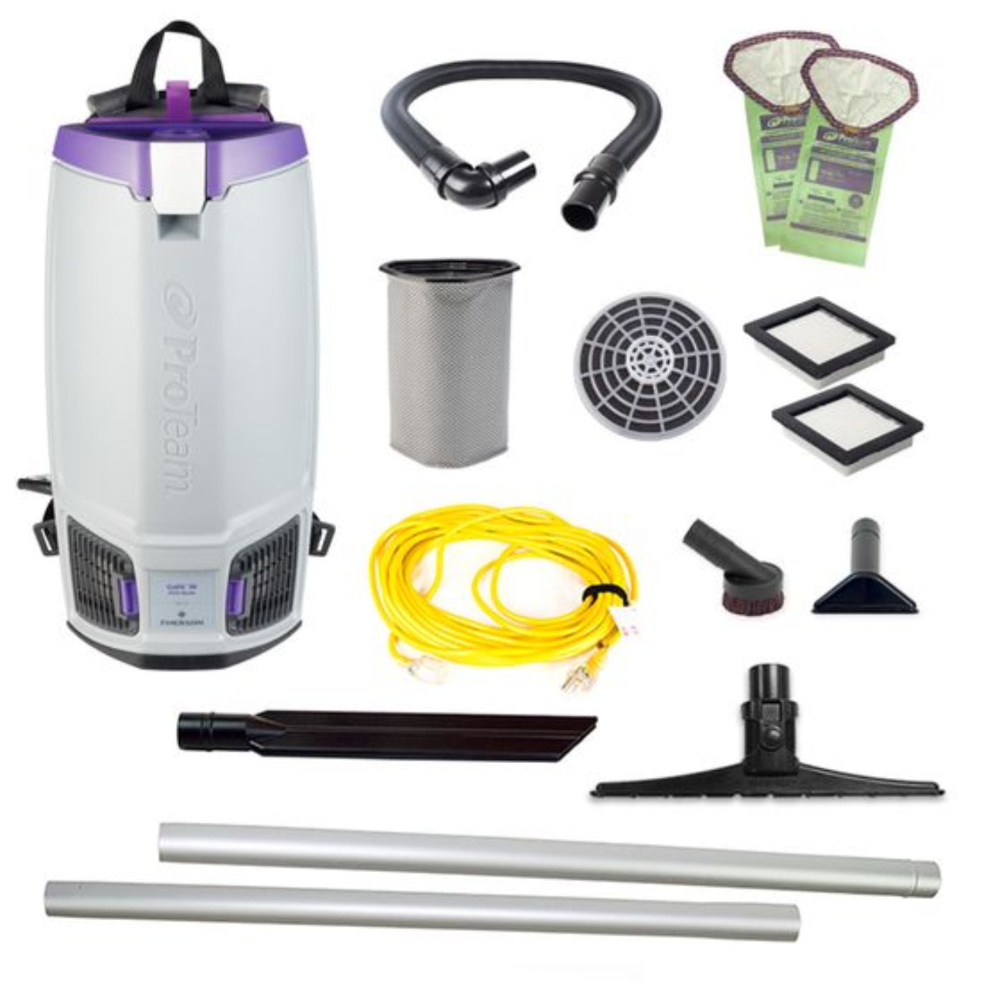 Proteam Gofit 10QT, Backpack Vacuum, 12.9lbs - 107751