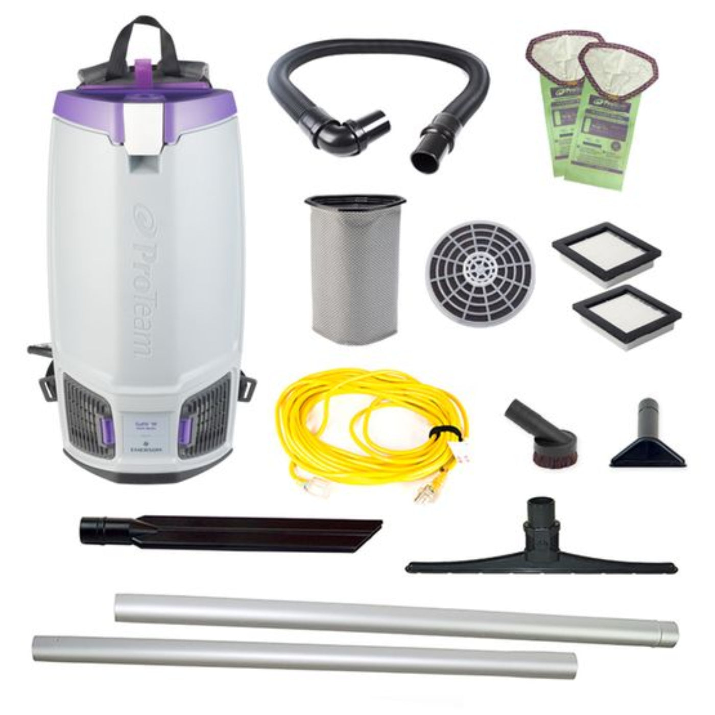 Proteam Gofit 10QT, Backpack Vacuum, 12.9lbs - 107751