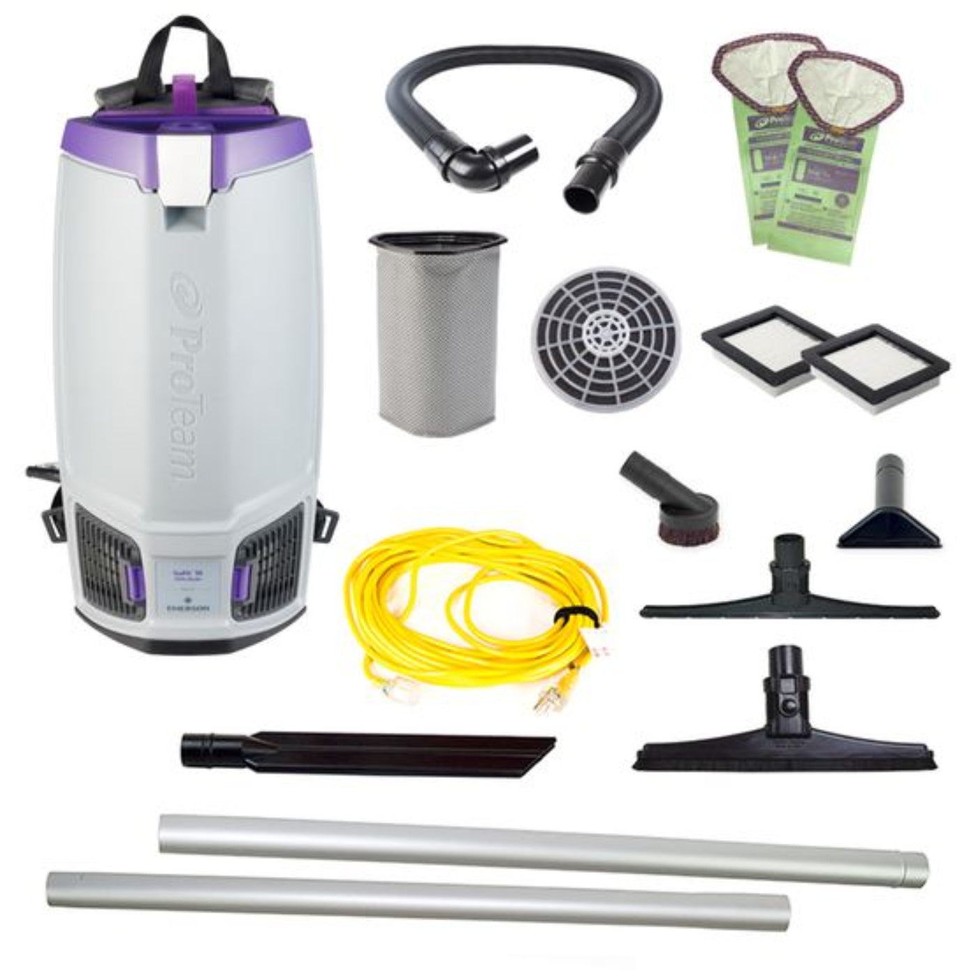 Proteam Gofit 10QT, Backpack Vacuum, 12.9lbs - 107751