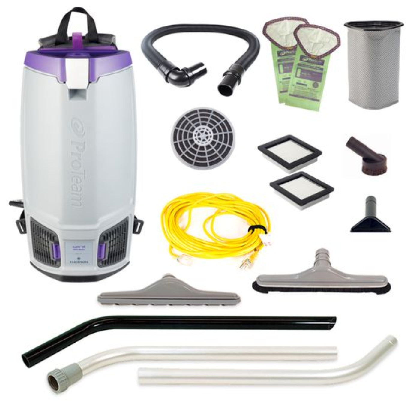 Proteam Gofit 10QT, Backpack Vacuum, 12.9lbs - 107751