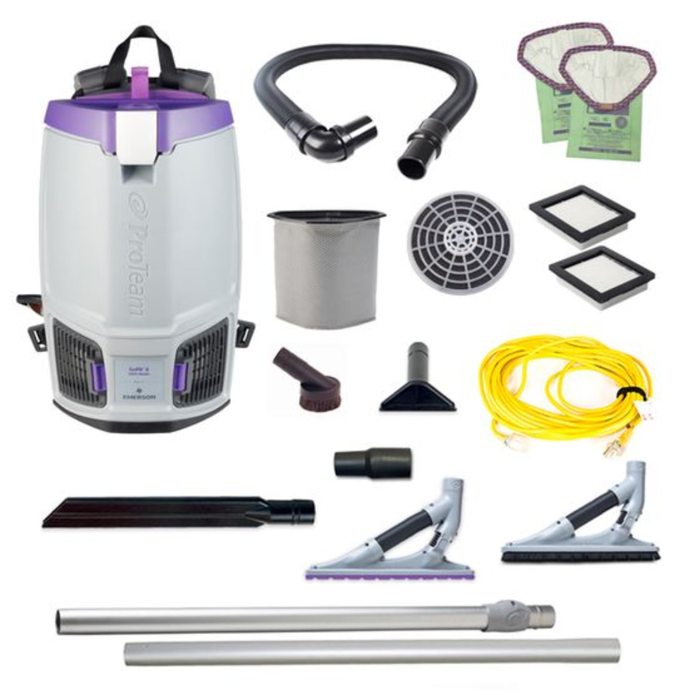 Proteam Gofit 6QT, Backpack Vacuum, 12.9lbs - 107749