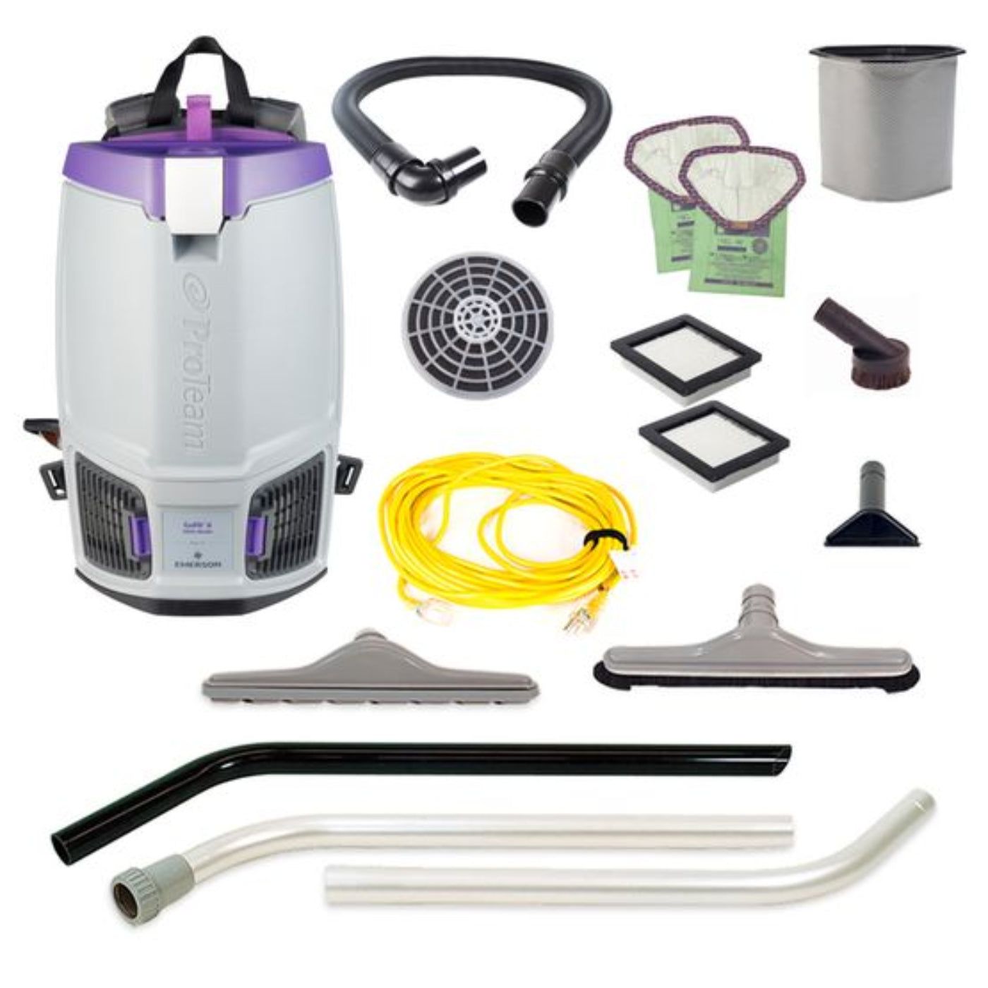 Proteam Gofit 6QT, Backpack Vacuum, 12.9lbs - 107749