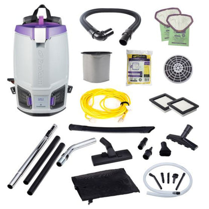 Proteam Gofit 6QT, Backpack Vacuum, 12.9lbs - 107749