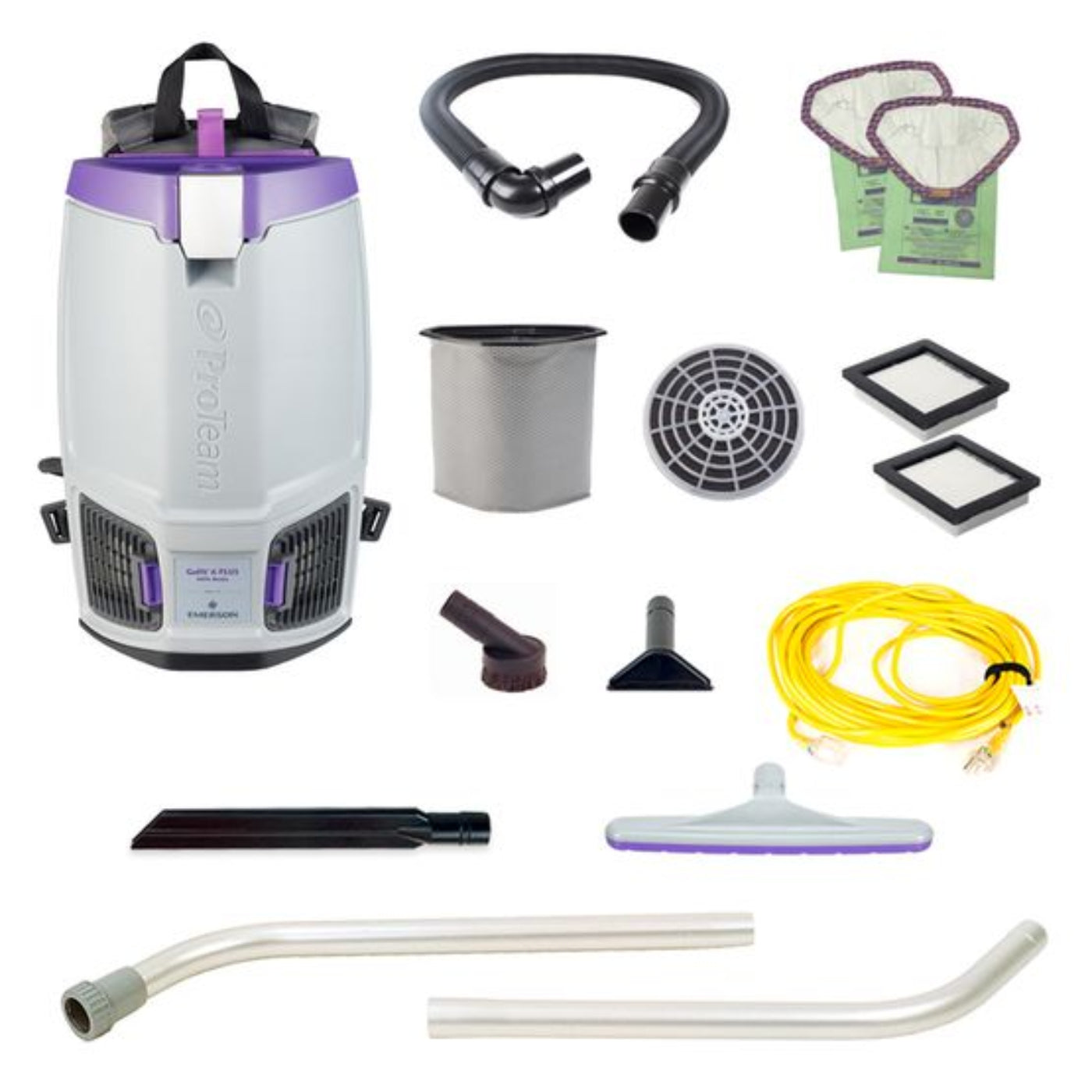 Proteam Gofit 6QT Plus, Backpack Vacuum, 12.9lbs - 107737