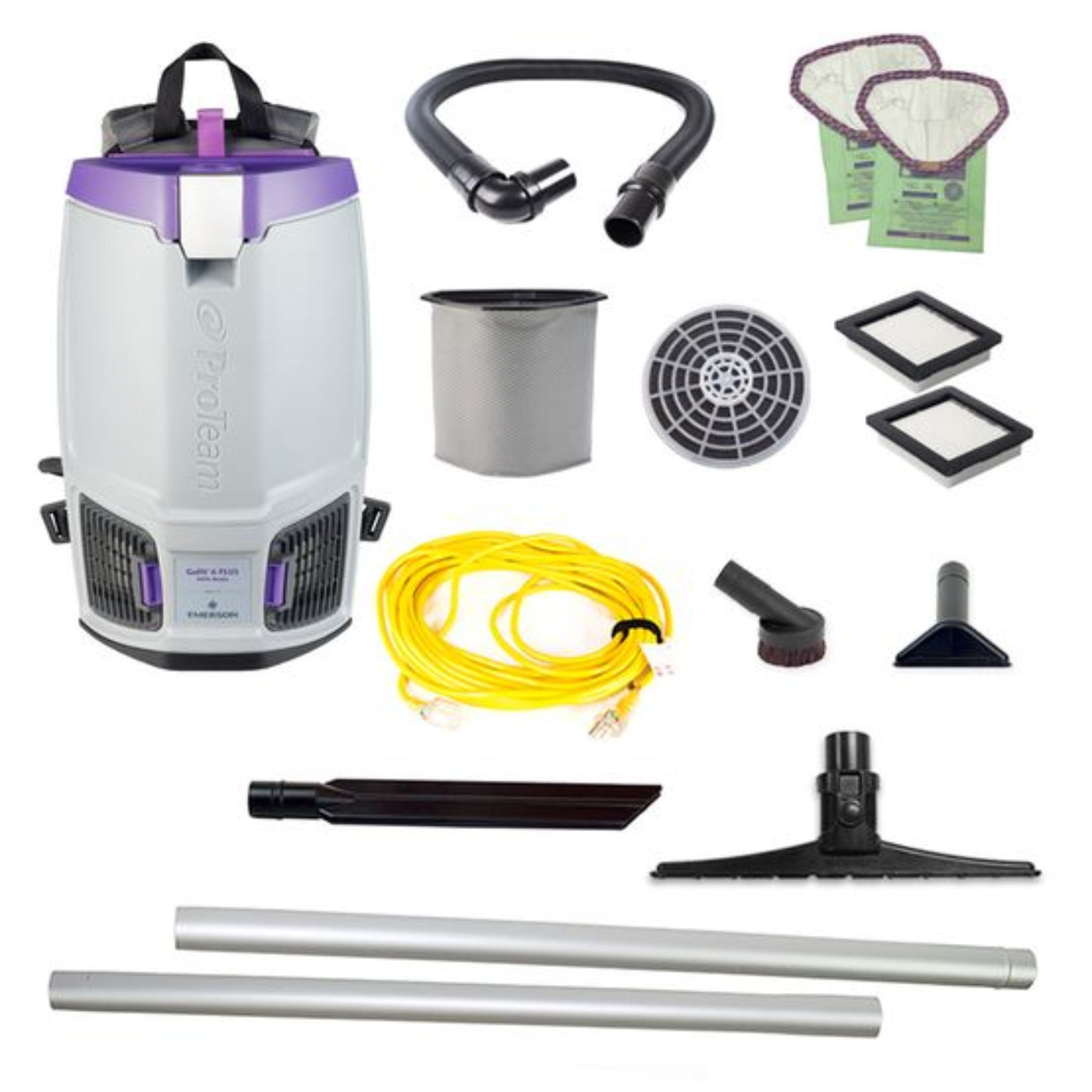 Proteam Gofit 6QT Plus, Backpack Vacuum, 12.9lbs - 107737