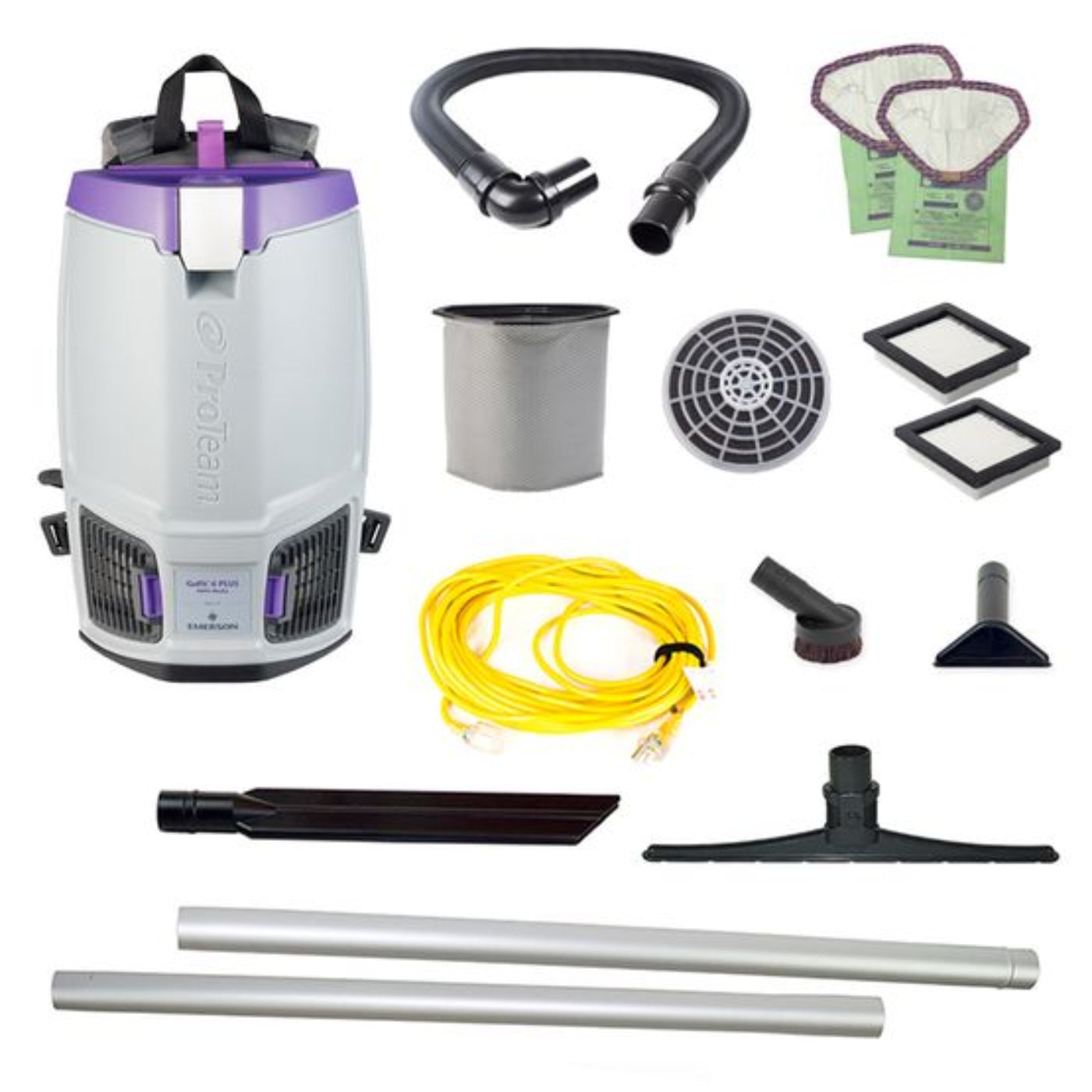Proteam Gofit 6QT Plus, Backpack Vacuum, 12.9lbs - 107737