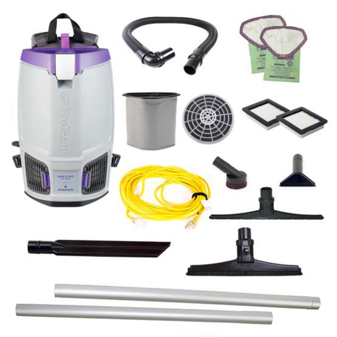 Proteam Gofit 6QT Plus, Backpack Vacuum, 12.9lbs - 107737