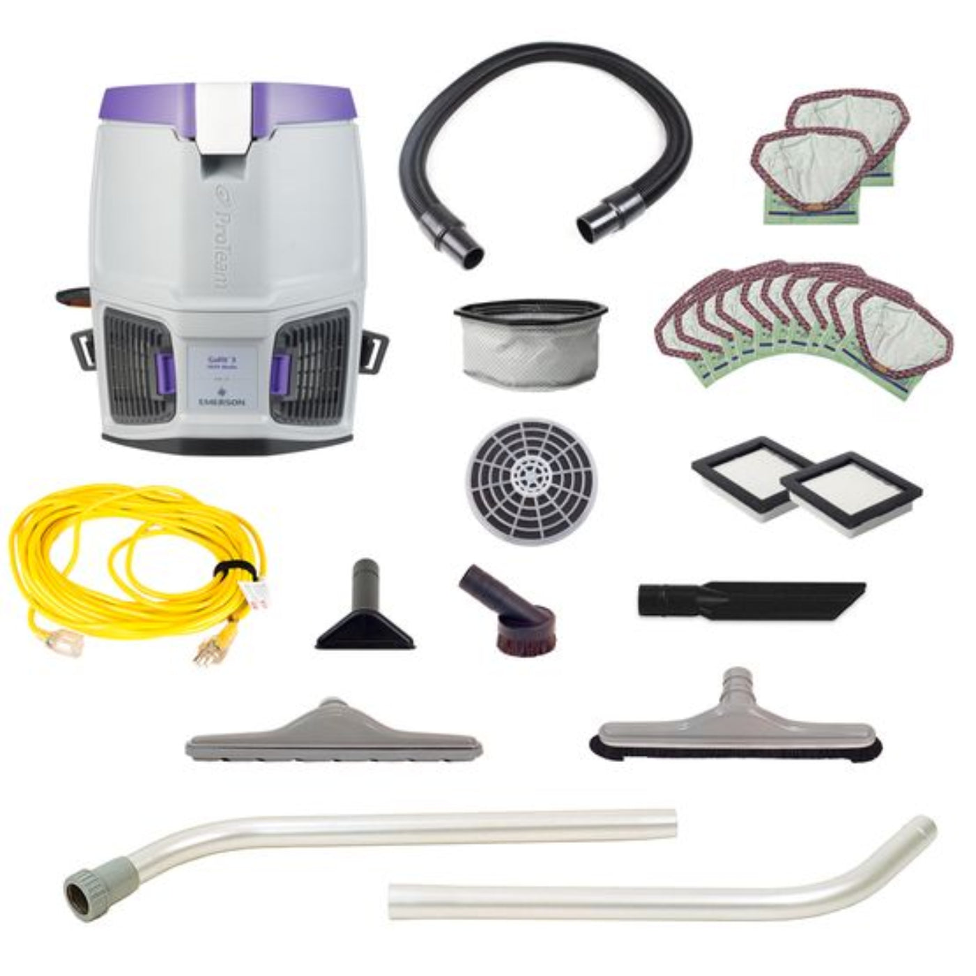 Proteam GoFit 3QT, Backpack Vacuum, 11.4lbs - 107747