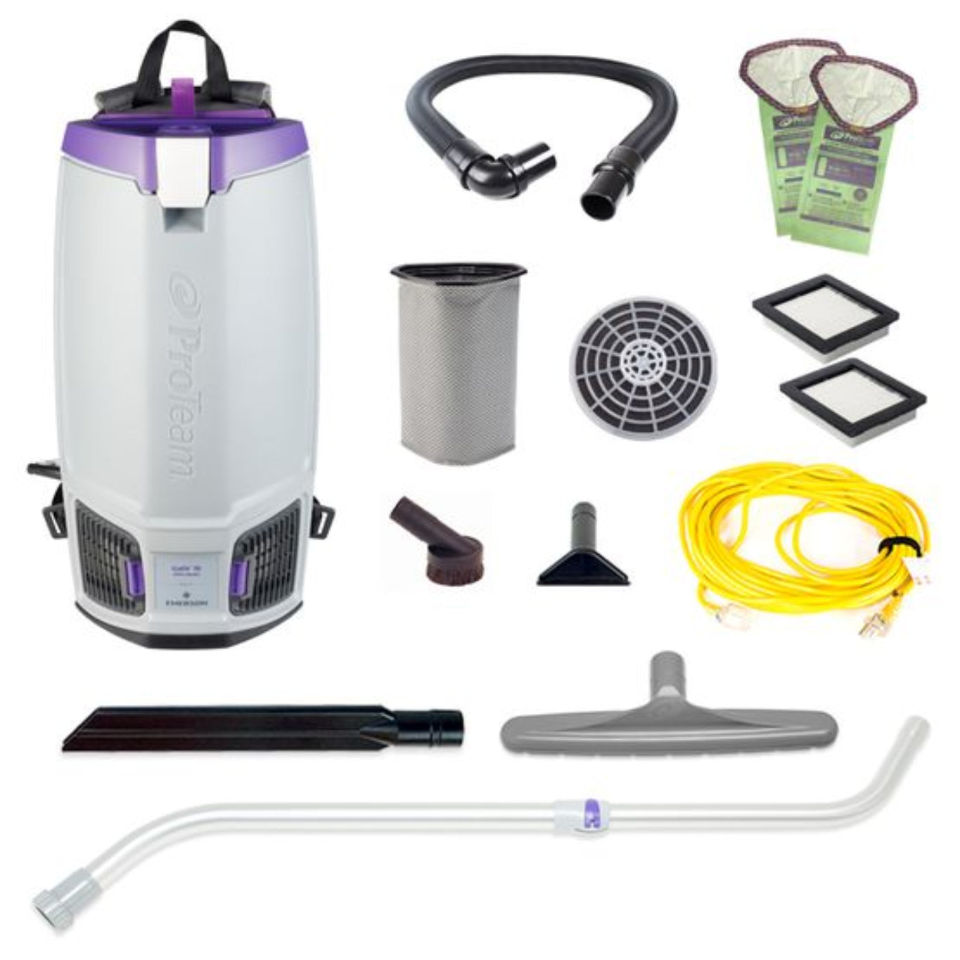 Proteam Gofit 10QT, Backpack Vacuum, 12.9lbs - 107751