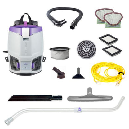 Proteam GoFit 3QT, Backpack Vacuum, 11.4lbs - 107747