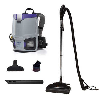 GoFit 3 PH, Backpack Vacuum, 3QT, Backpack Vacuum w/ Commercial Power Nozzle Kit, 11.4lbs - 107770