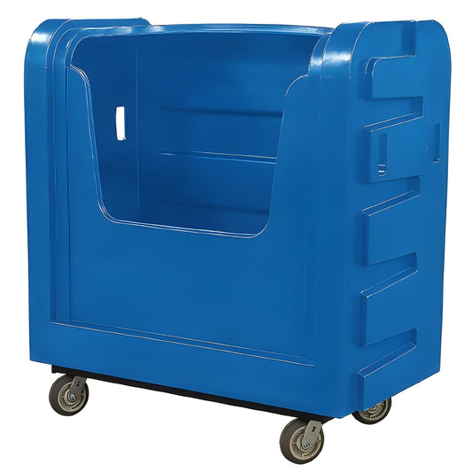 Grainger - Bulk Linen Cart 2 Shelves 800 lbs. Weight Capacity LDPE 6 Inch Swivel Casters - 19D631