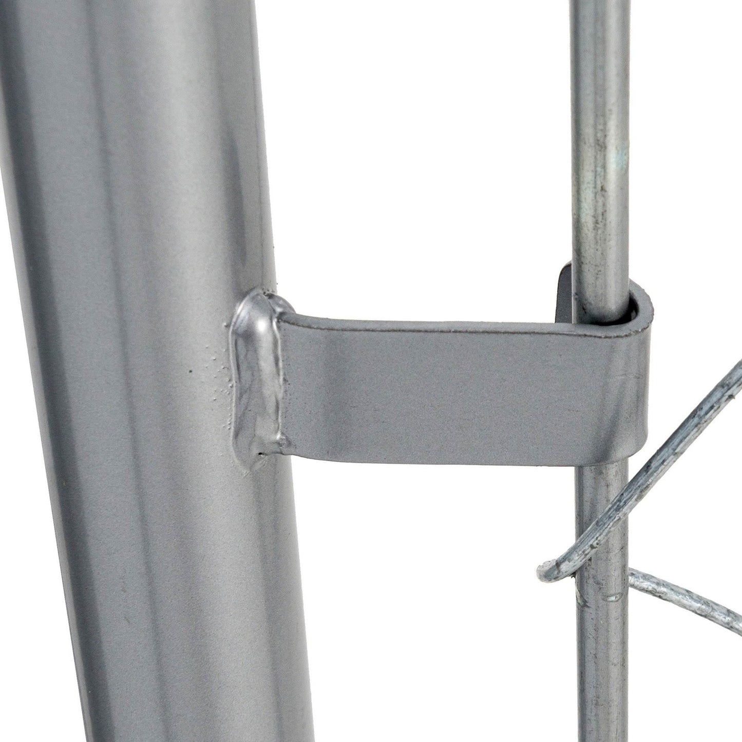 Lucky Dog 10 x 10 Foot Heavy Duty Outdoor Chain Link Dog Kennel w/ Door (2 Pack) - 109028