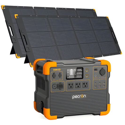 PECRON E1500LFP Solar Generator Kit - E1500LFP