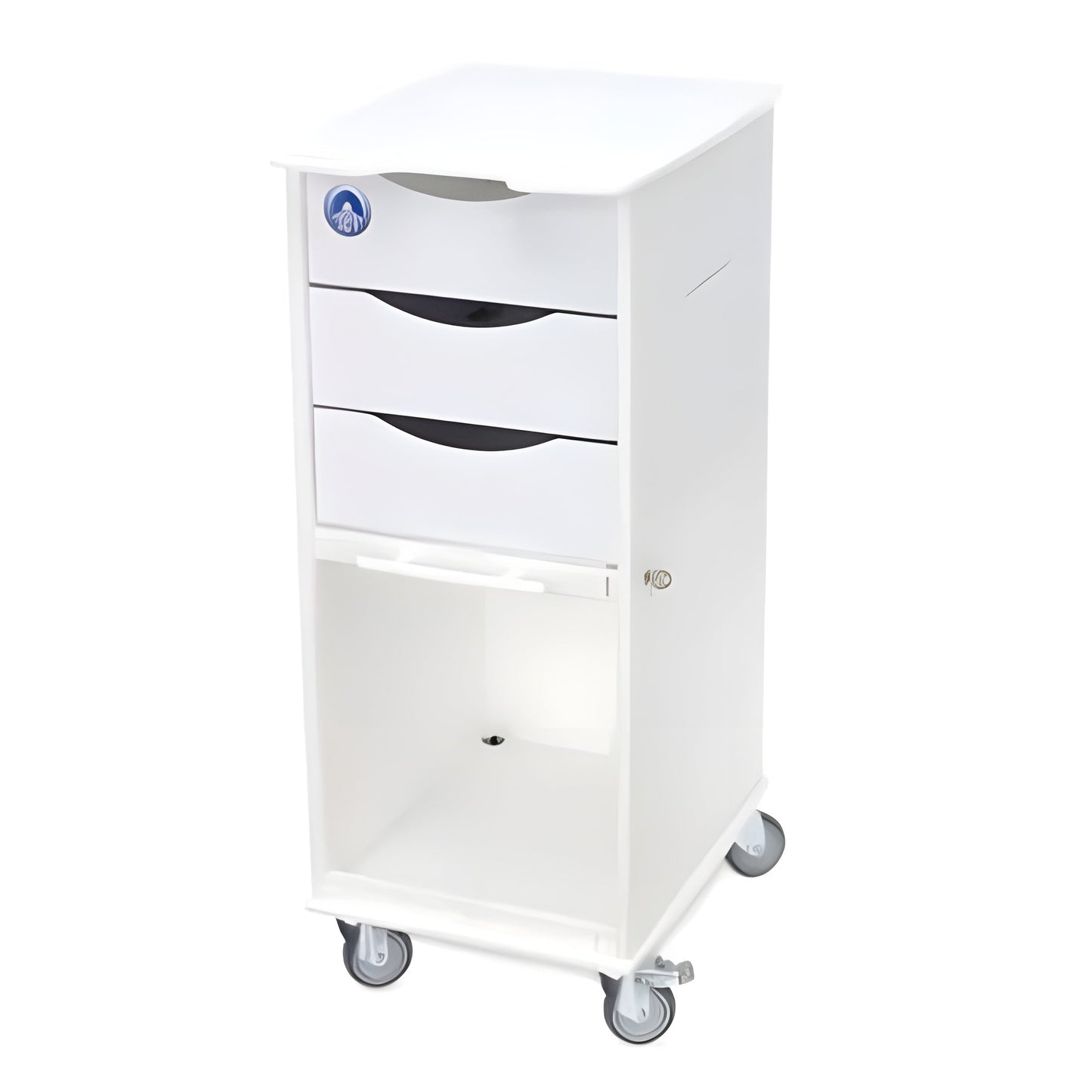TrippNT Carts Cart Storage Slimline 14-1/2X19-1/4X35" 4-3" Casters/2 Locking Each - 7414